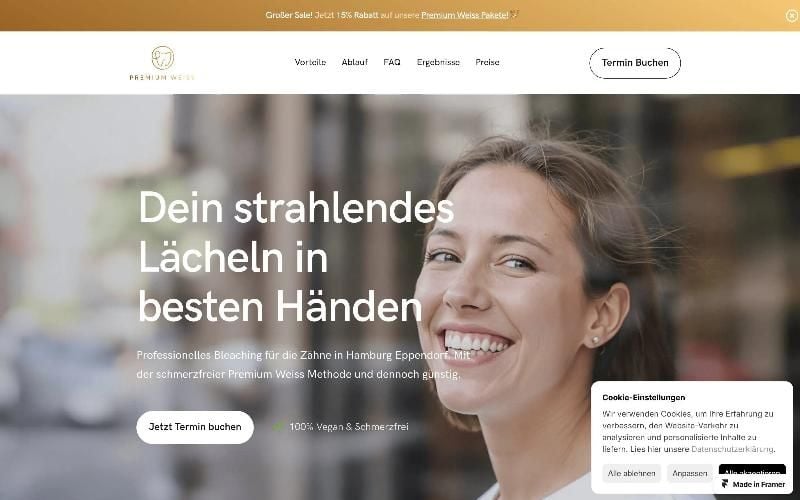 Website Premium Weiss
