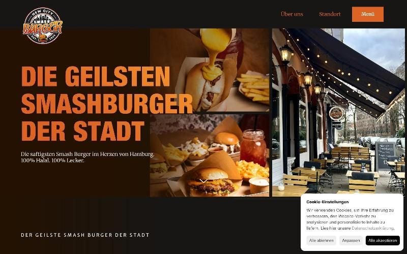 Website New City Burger