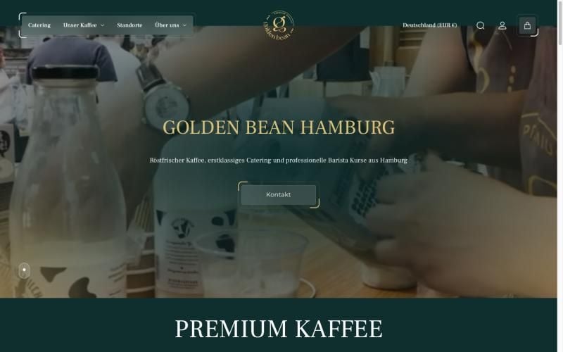 Website Golden Bean